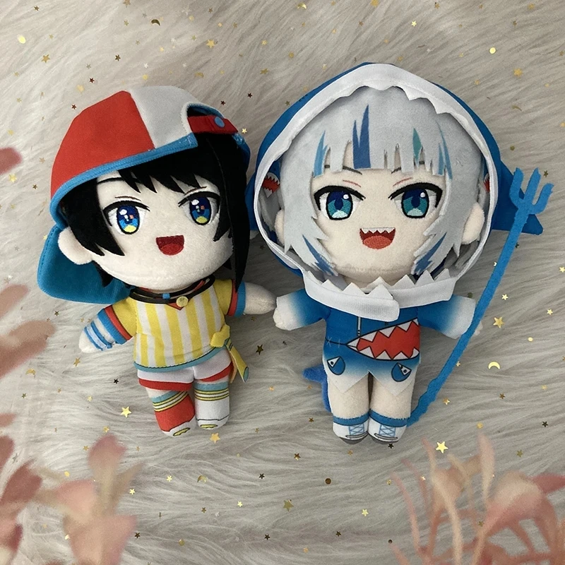 

Kawaii Virtual YouTuber Hololive English Game Gawr Gura Apex Predator BABY Shark George Vtube Plush Doll Christmas Gift