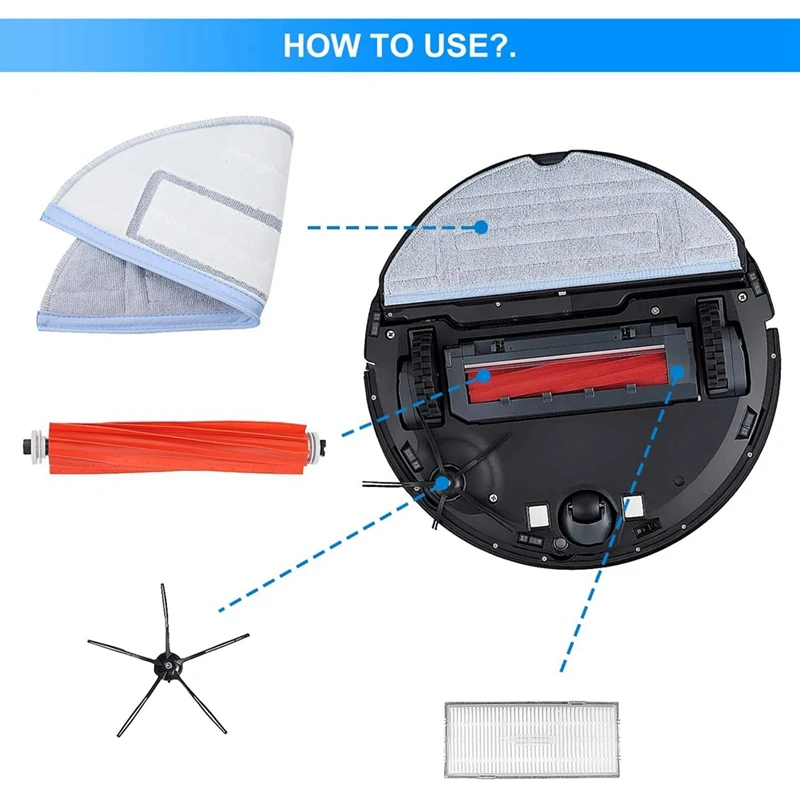 27 шт. S7 сменные аксессуары для робота-пылесоса Xiaomi Roborock + Maxv Plus G10S PRO