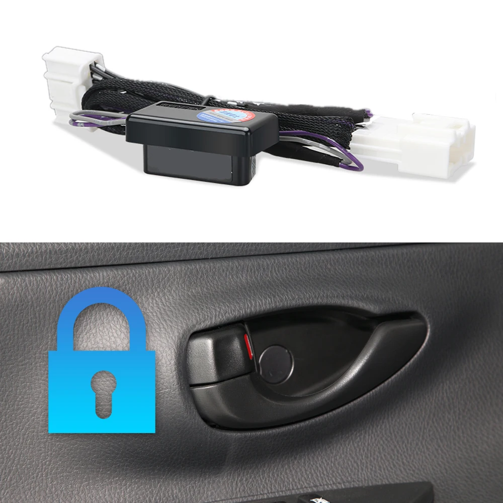 

For Toyota Yaris XP130 XP150 3rd 2011-2019 Auto OBD Speed Lock Car Door Close Device Automatic Locking Closer Open Unlock Gate