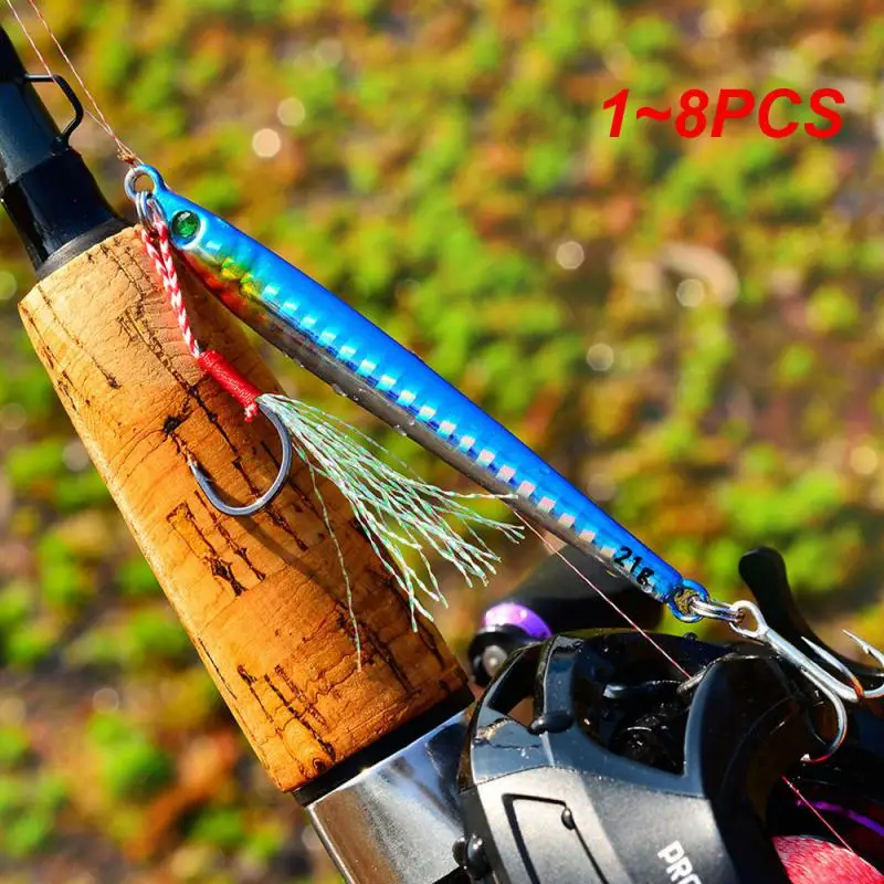 1 ~ 8 шт. BEROS металлическая приманка для литья 10 г 30 40 60 береговое перетаскивание