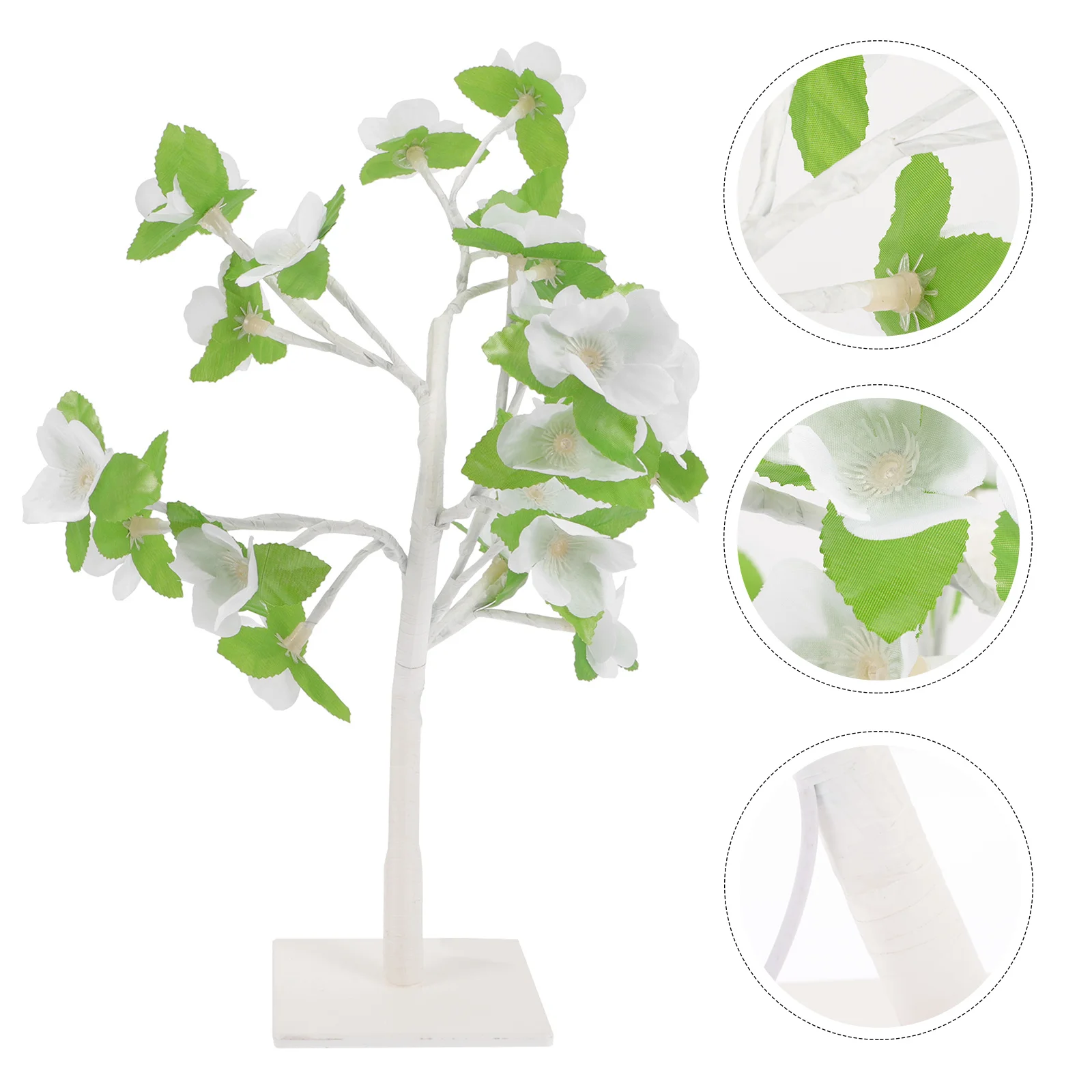 

1Set Artificial Flower Tree Light Tabletop Light Decor Chic Tree Design Lamp