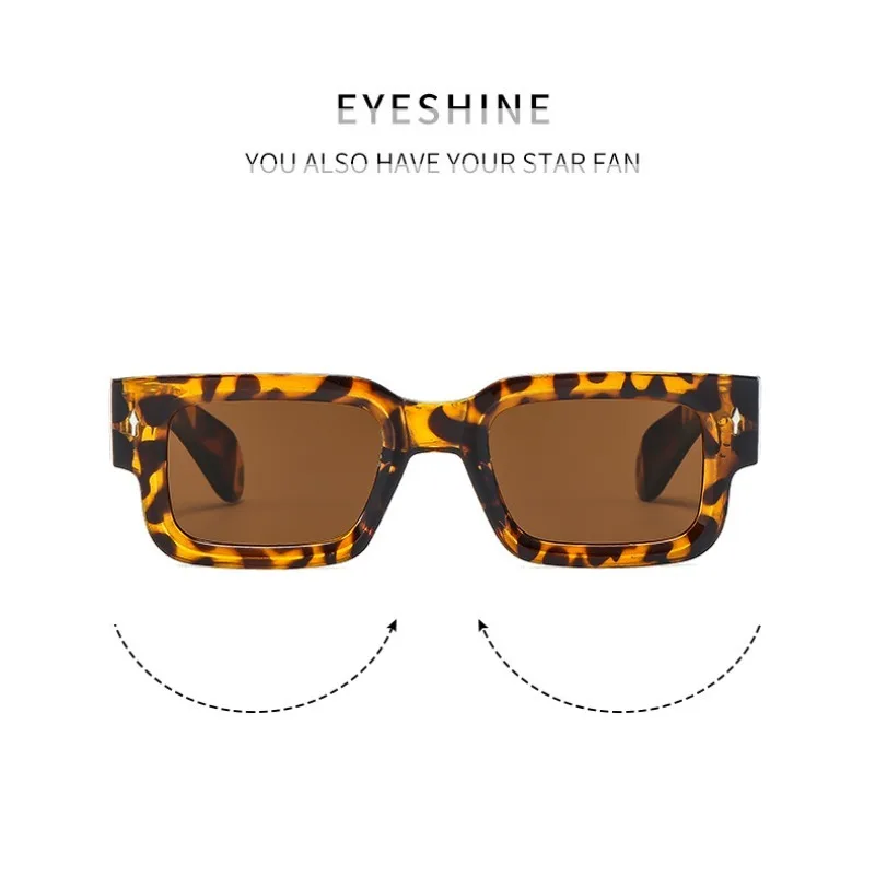 Солнечные очки в винтажном стиле UV400 женские прямоугольные солнцезащитные