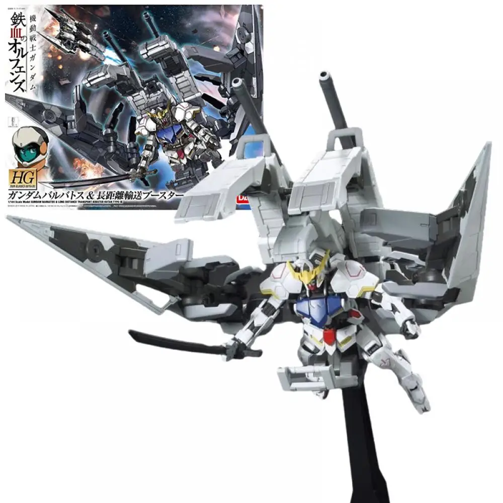 

Bandai HG 1/144 Scale Model Gundam Barbatos Long Distance Transport Booster Kutan Type-3 Construction Toys Collect Figure Gift