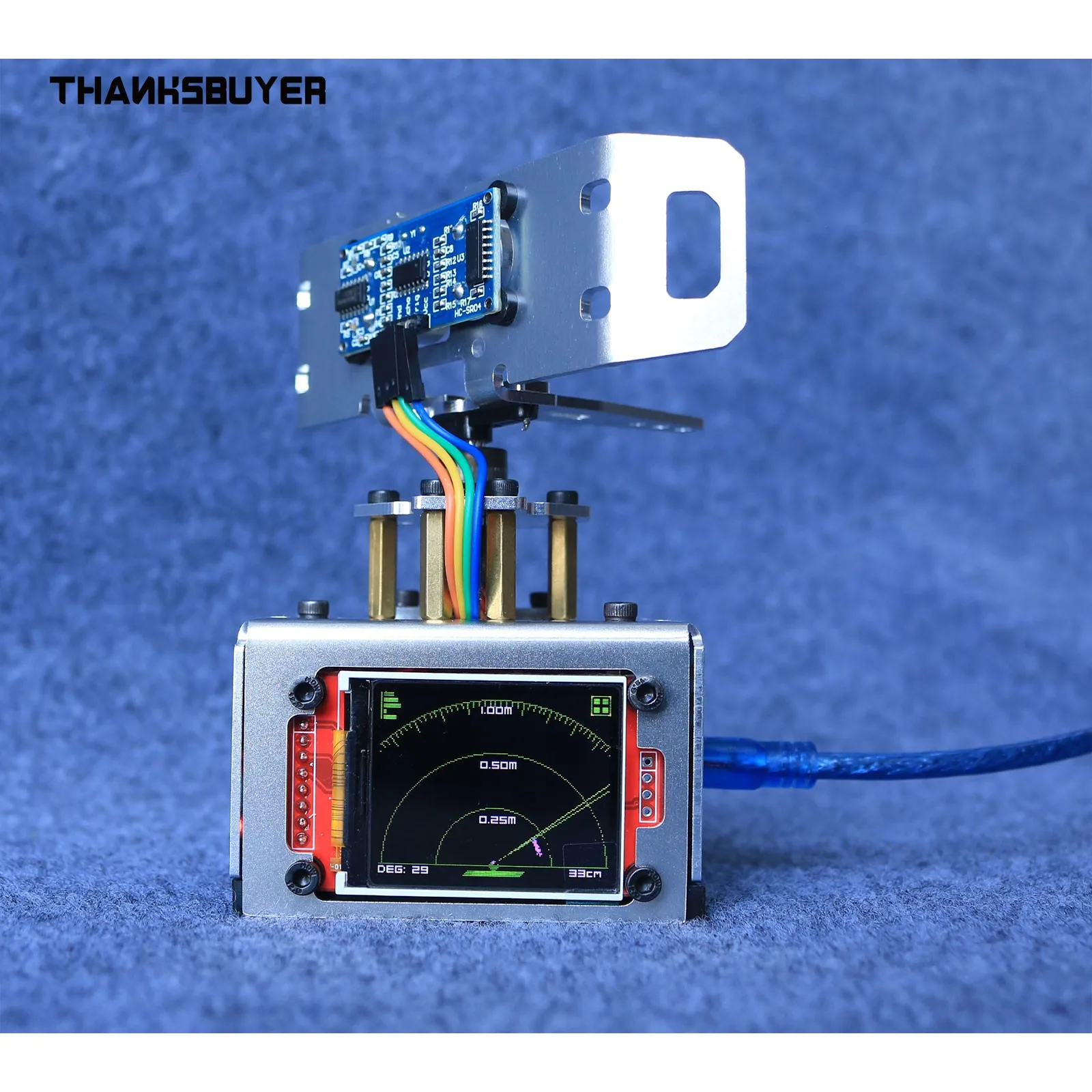 Набор для программирования ультразвукового радара MG90S прибор обучения