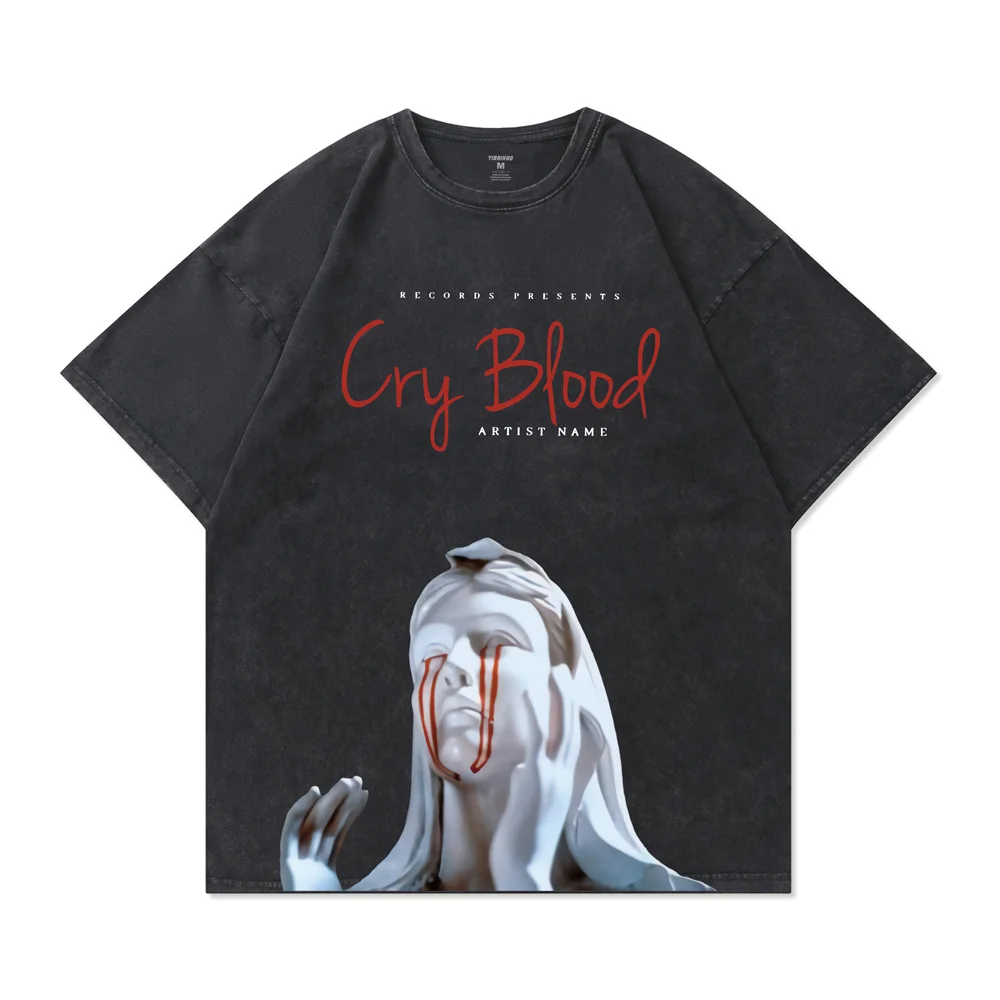 

Vintage Hip Hop Short Sleeve Oversized Unisex Graphic T Shirts Harajuku Streetwear Grunge Y2k Tops Tees Goth Men Anime Clothes