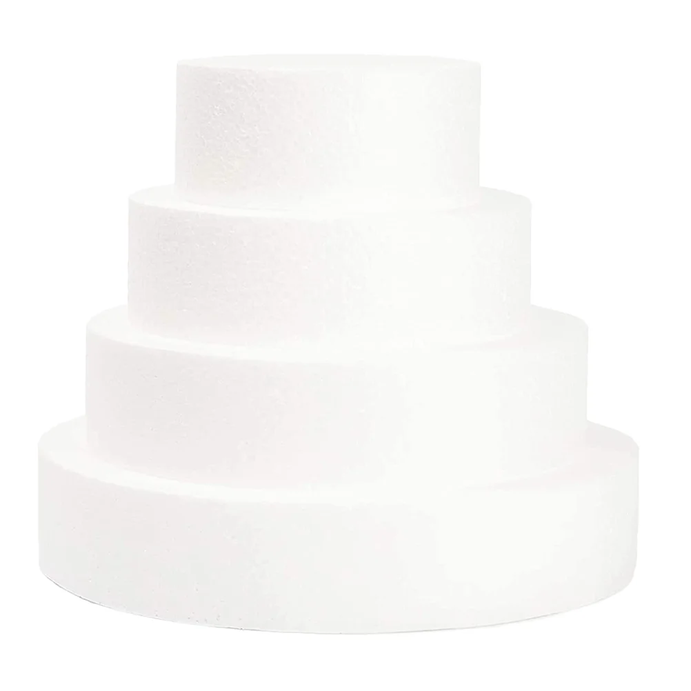 

Cakedummy Dummies Styrofoam Model Fake Prosthetic Roundspolystyrene Round Decoratingwedding Practice Mould Display Diy Bakery