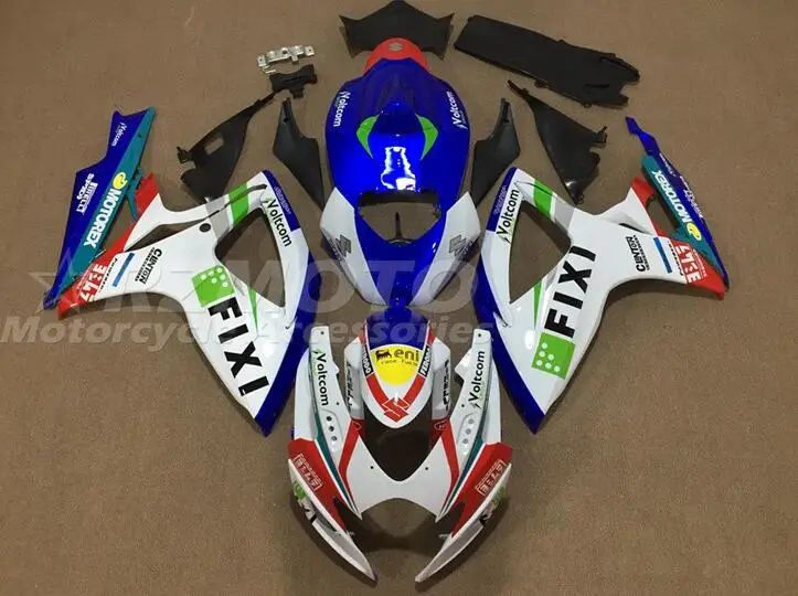 

Injection New ABS aftermarket Motorcycle Fairings Kit Fit for Suzuki GSX-R 600 750 k6 k7 2006 2007 06 07 Bodywork Set KR