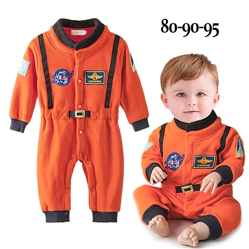 

Toddler Boys Astronaut Costume Halloween Space Suit Role Play Game for Kids Girls Teens Toddlers Astronaut Jumpsuit Cosplay