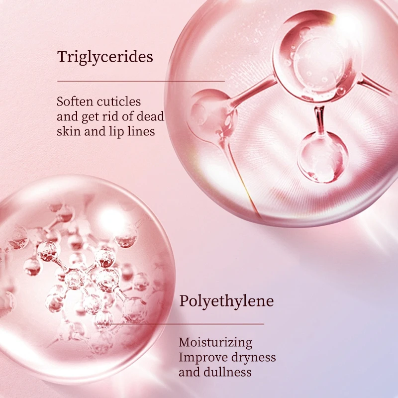 Увлажняющий бальзам для губ Волшебная помада меняющая цвет блеск розовый Уход за