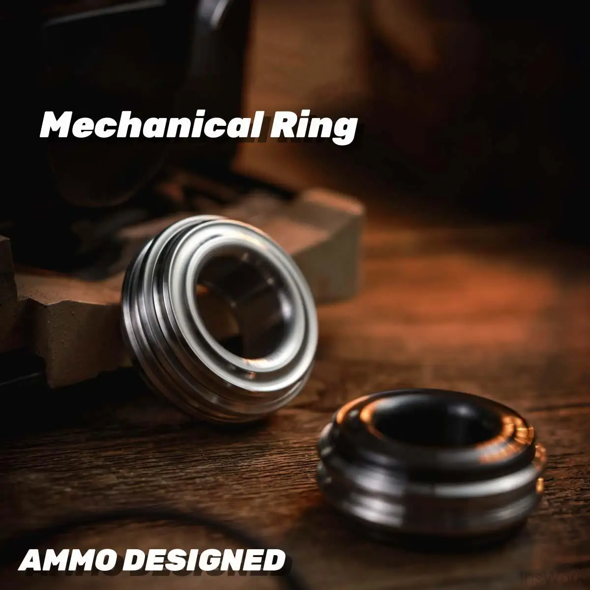 ACEdc Original Mechanical Ring Generation Fidget Spinner EDC Finger Decompression Toy Black Technology Tide Play Decompression