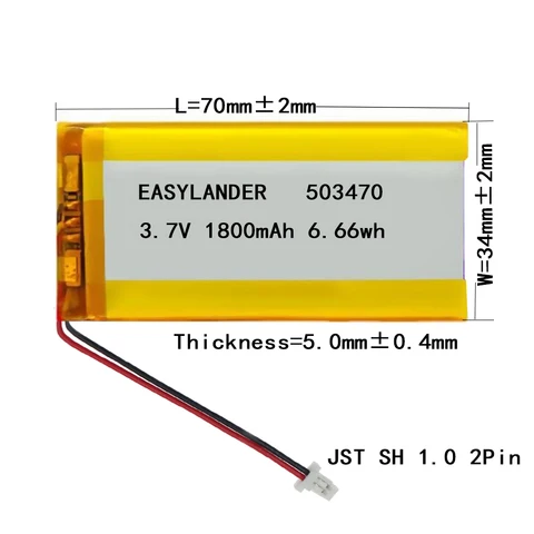 Easylander Li-Pol аккумулятор 503470 1800 мАч 3,7 В