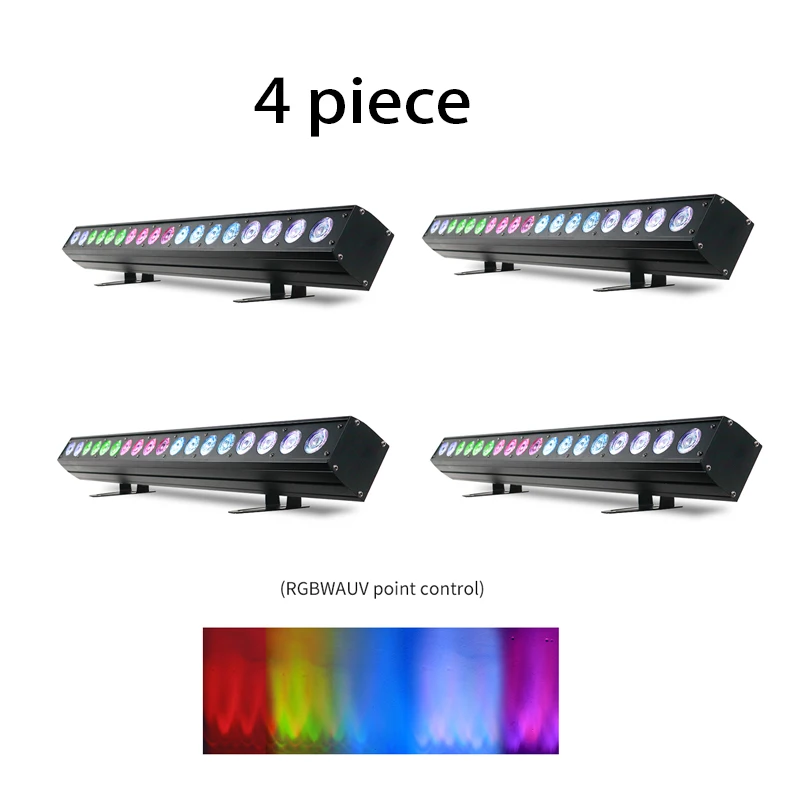 

18x18 Вт RGBWA UV 6-в-1 настенный светильник с пиксельной моделью управления DMX512, подходящий для освещения сцен для выступлений диджеев, дискотек