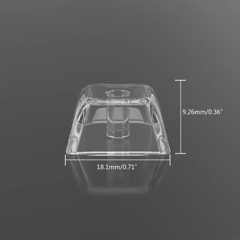F19C 20Keys XDA 1U 1x Прозрачные хрустальные пустые клавиши для MX Switches Give Keyboard Подарок