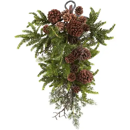 

26" Pine and Pine Cone Teardrop
