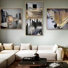 Современная промышленная Стильная городская архитектурная фотография Декоративные картины для гостиной настенная модель для торгового центра дома фрески