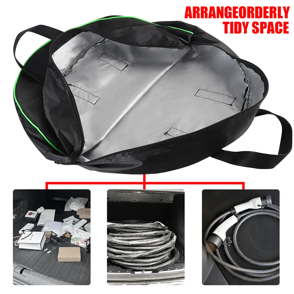 Автомобильный зарядный кабель ящик для хранения зарядные кабели сумка переноски