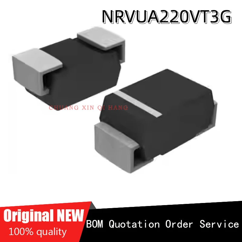 

Новый оригинальный nrvua220vtnrvua220 DIODE GEN PURP 200V 2A SMA