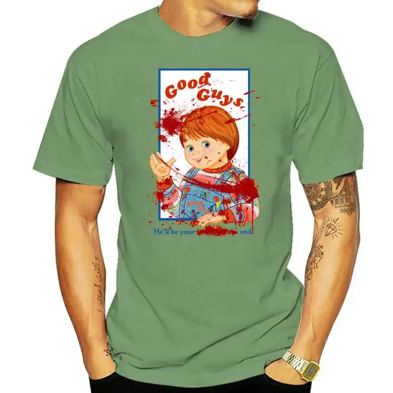 

Trendy Creative Graphic T-shirt Top Bloody Good Guys Chucky T Shirt