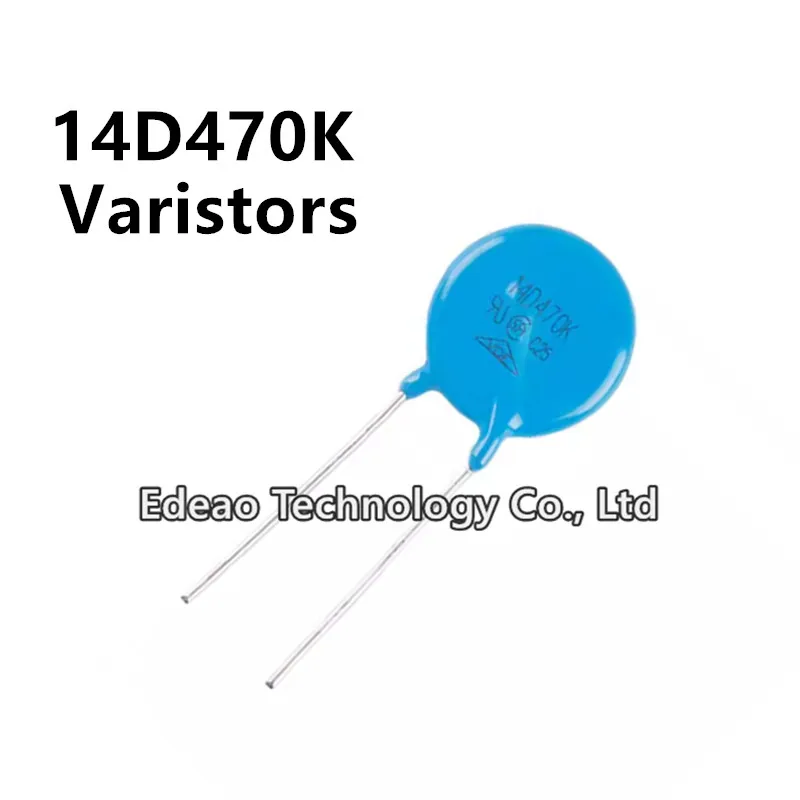 20 шт./партия Варисторы 14D470K 14D-470K 470KD14 47 в Диаметр: 14 мм