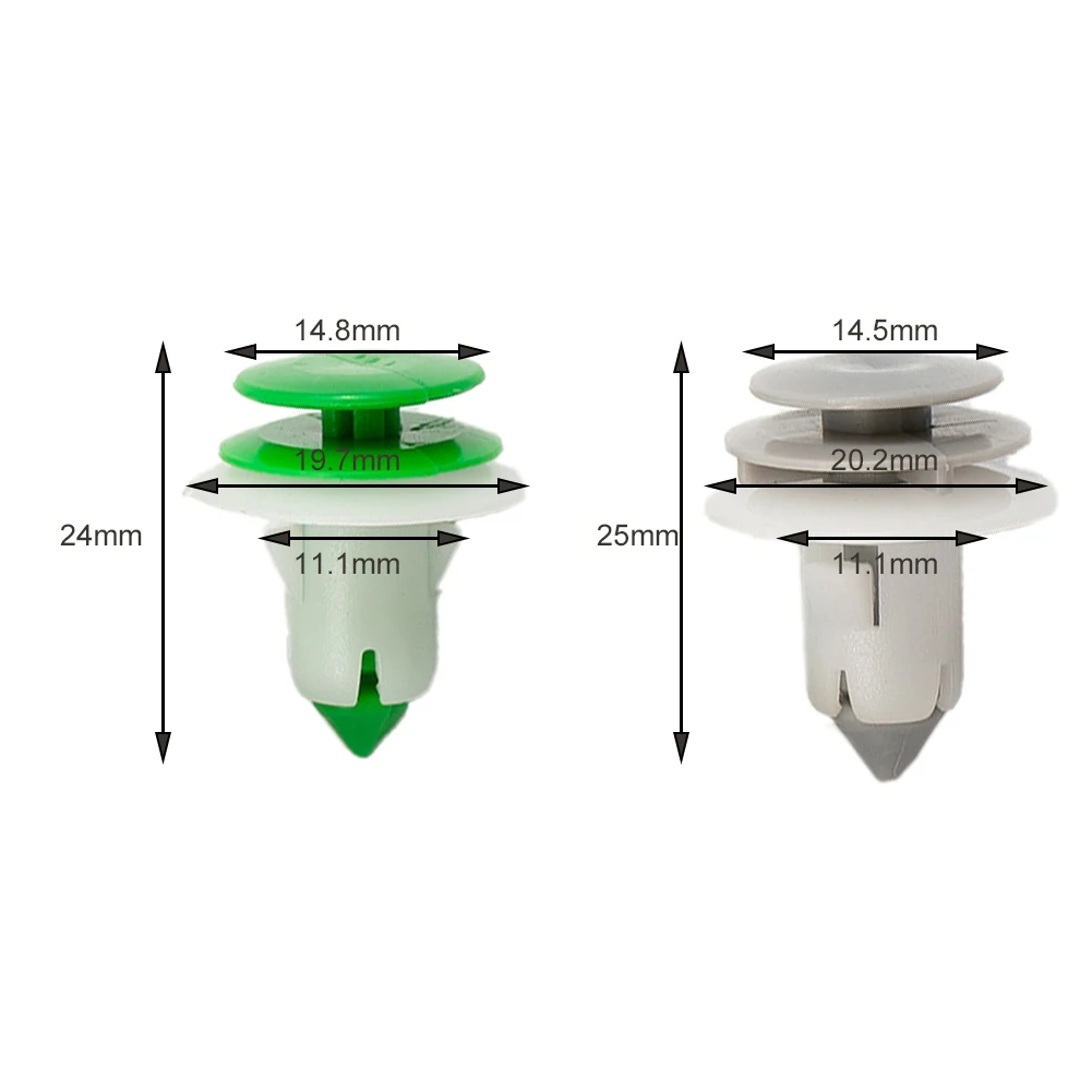 

Door Panel Trim Retainer Clips Apply To Door Panel Door Panel Clips Trim Direct Replacement Durable Green+gray For