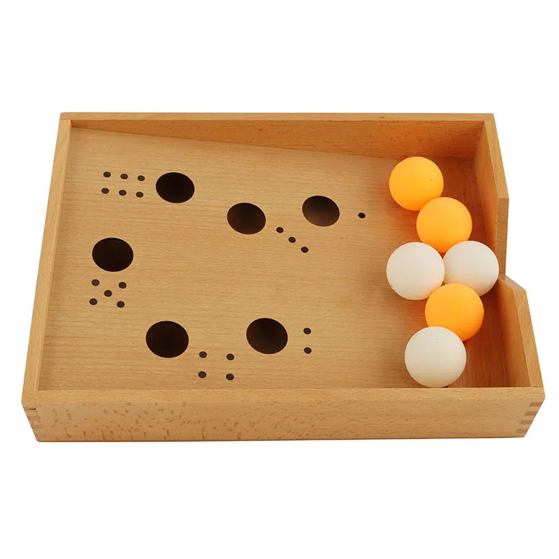 

Baby Toy Montessori Wooden Blow Box Table Tennis Children House Toddlers Early Learning Educational Preschool Toys for Children