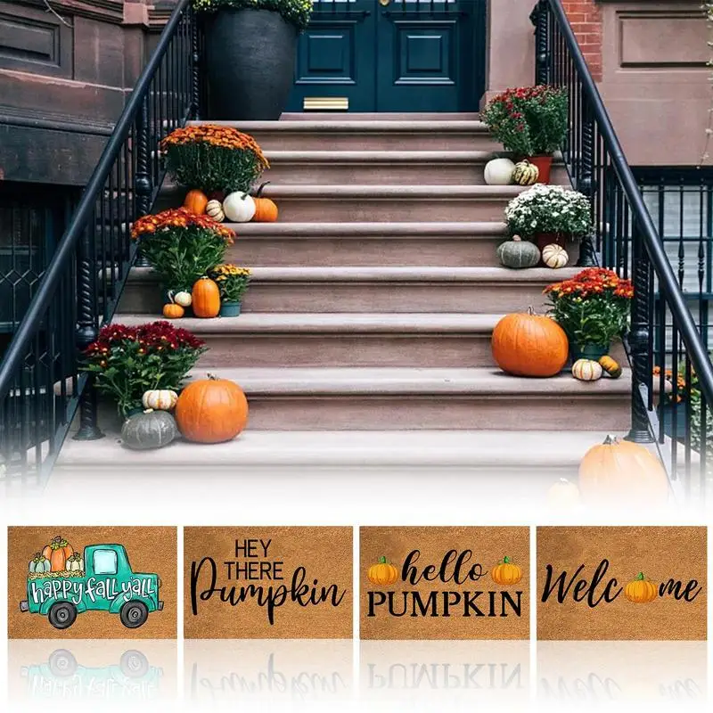 

Halloween Door Mat Outdoor Front Door Mat For Halloween Decoration Washable Halloween Decoration Welcome Mat For Kitchen Stairs