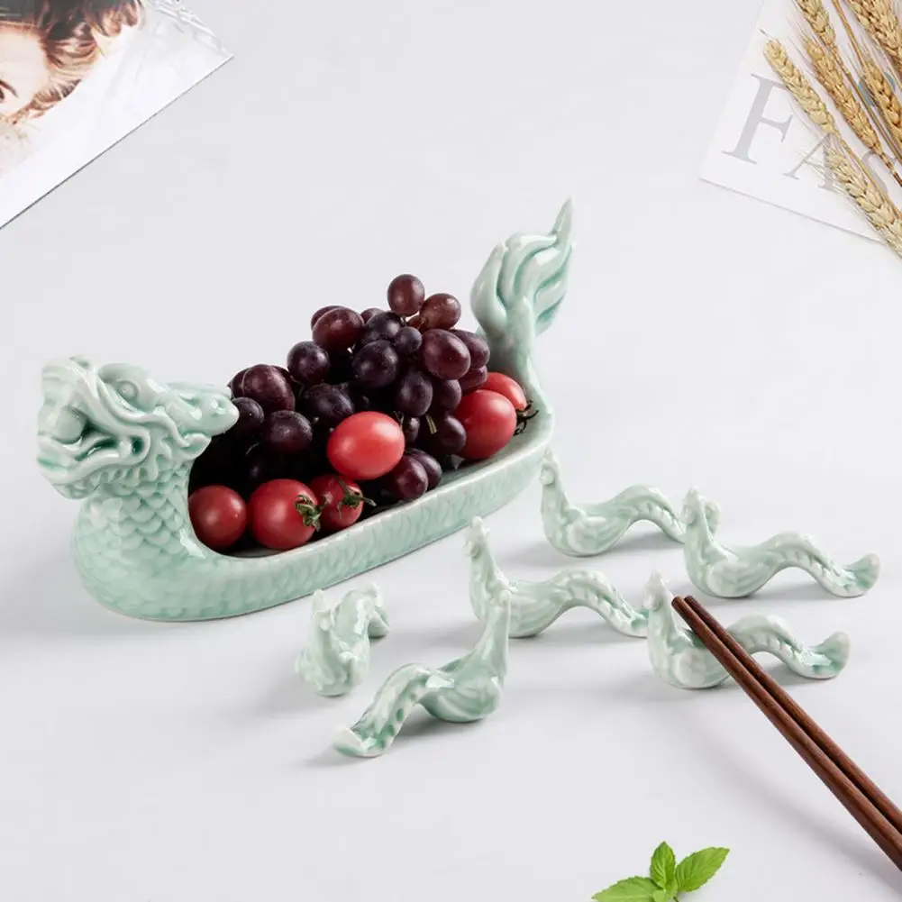 

Набор держателей для палочек для еды Phoenix, 1 набор, полезные многофункциональные реалистичные держатели для палочек для еды Phoenix в китайском стиле, набор для украшения стола