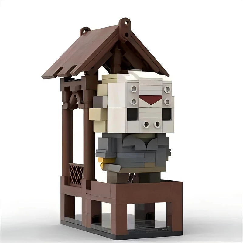Фото Bricklink Хэллоуин MOC персонажи фильмов ужасов серии фигурки героев Brickheadz наборы Annabelle строительные блоки детские игрушки подарок №2