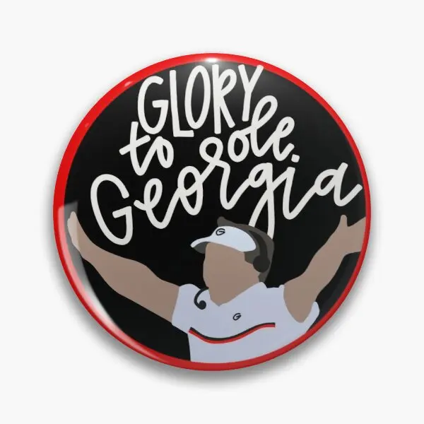 

Мягкая булавка с пуговицами Glory To Ole Georgia, милая декоративная брошь, значок для женской одежды, Металлическая Булавка на воротник, булавка для...