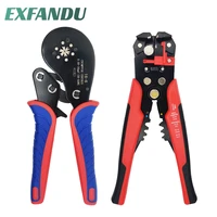 tubular terminal crimping pliers hsc8 6 4a6 6a16 6%ef%bc%88max 0 08 16mm%c2%b2%ef%bc%89wire mini ferrule crimper tools household electrical kit