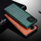 Премиальный чехол из крокодиловой кожи для Honor 50 Pro SE X8 деловой стиль роскошный сетчатый чехол для huawei honor x8 50 se pro Чехол