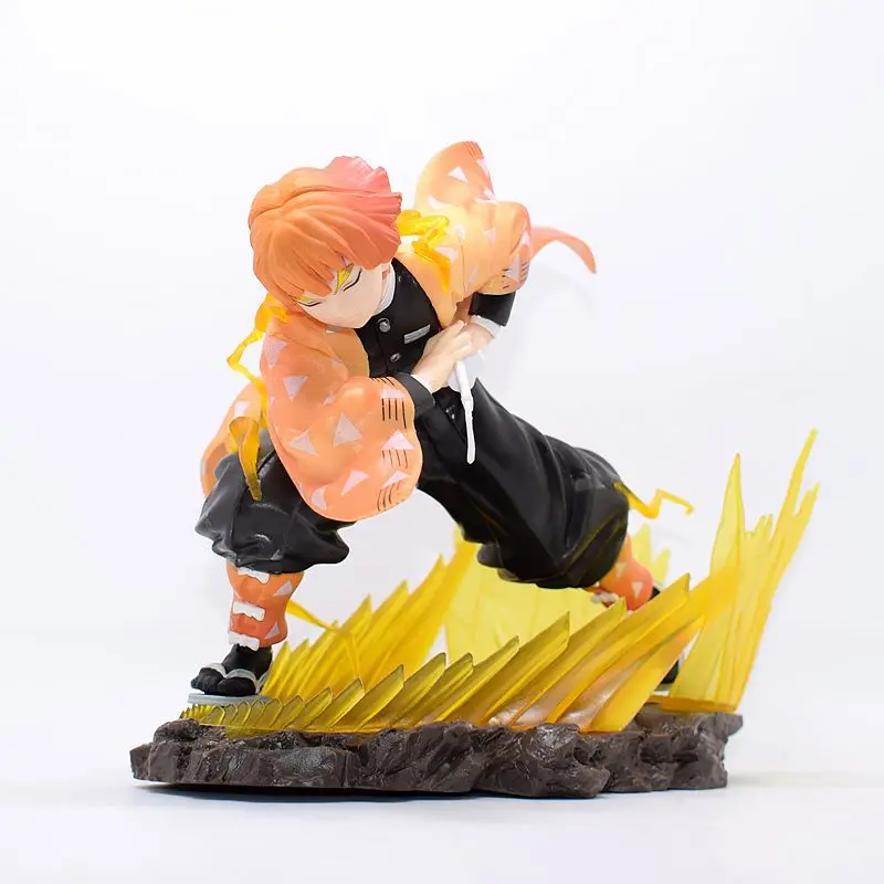 

ARTFX J Demon Slayer Kimetsu no Yaiba Zenitsu Agatsuma Battle Ver. 1/8 GK PVC Action Figures Statue Collectible Model Toys Doll