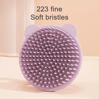 silicone body brush baby shower sponge dry massage bath towel for body bast silicone body scrubber back scrubber baby bath brush