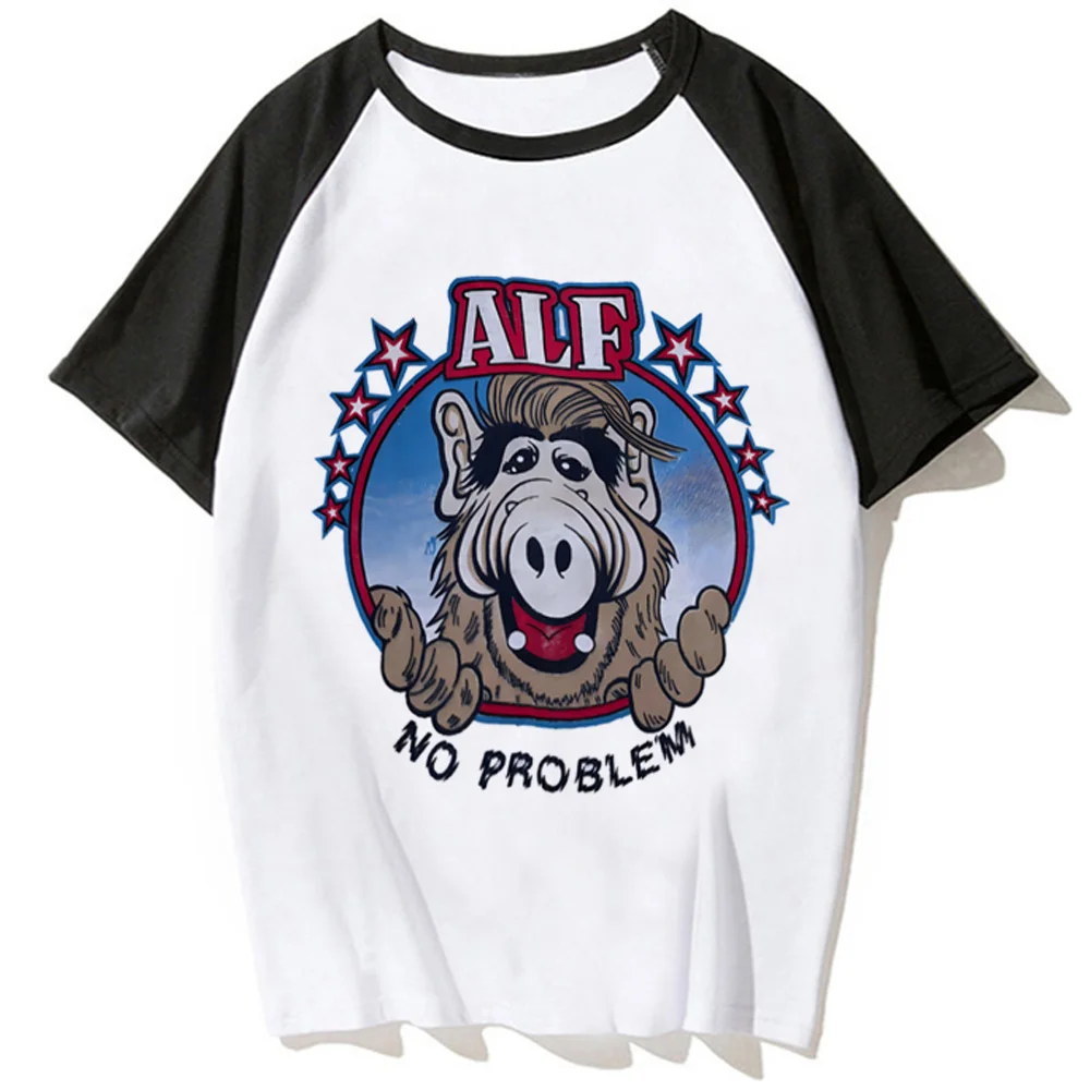 Женская футболка Alf harajuku уличная одежда для девушек с мангой