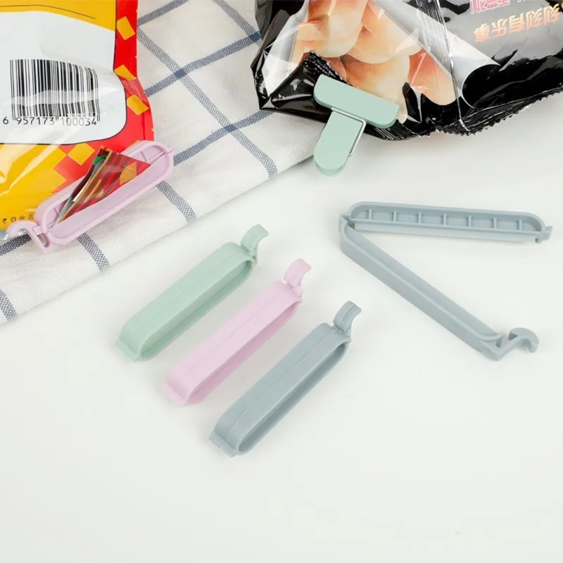 

12pcs/Set Bag Clips Snack Fresh Food Storage Mini Vacuum Sealer Clamp Food Clip Bag Sealer Kitchen Tool Accessory