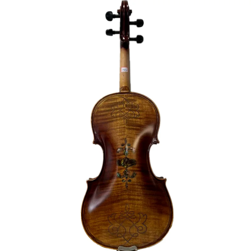 Strad style Song Maestro 4/4 инкрустация скрипки хорошая оболочка мягкий и элегантный звук