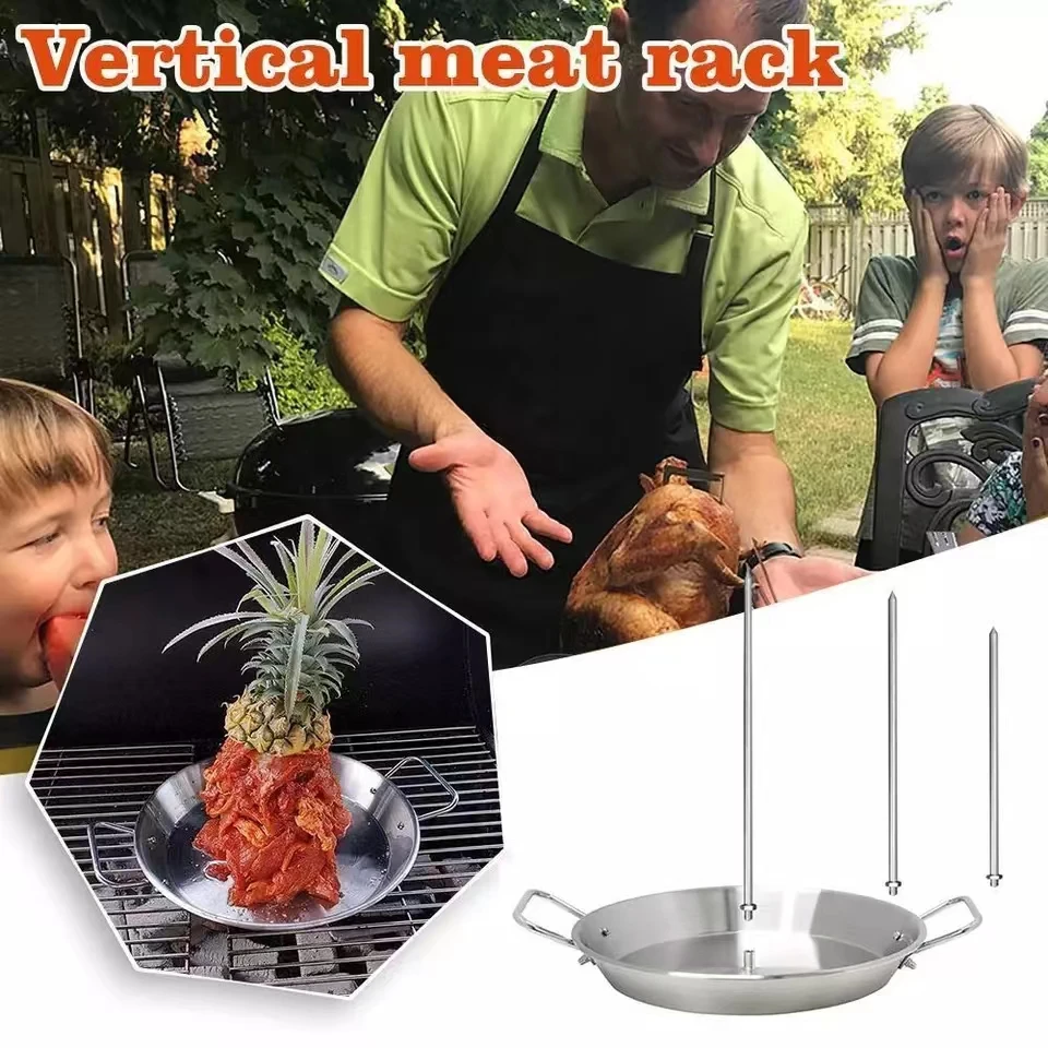 Стальная вертикальная стойка-держатель стойка для шпажки подставка гриля