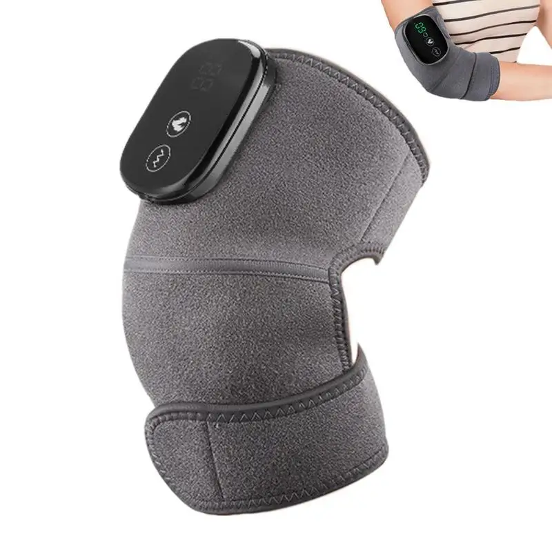 

Wormwood Electric Heating Shoulder Knee Brace LED Display Massager Vibrators Orthopedics Belt Support Knee Sports Hurt Relief