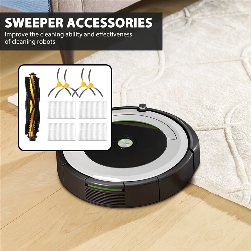 Набор боковых щеток для прокатки подходит Liectroux C30B /Proscenic 800T 820S 820T 830T Запчасти