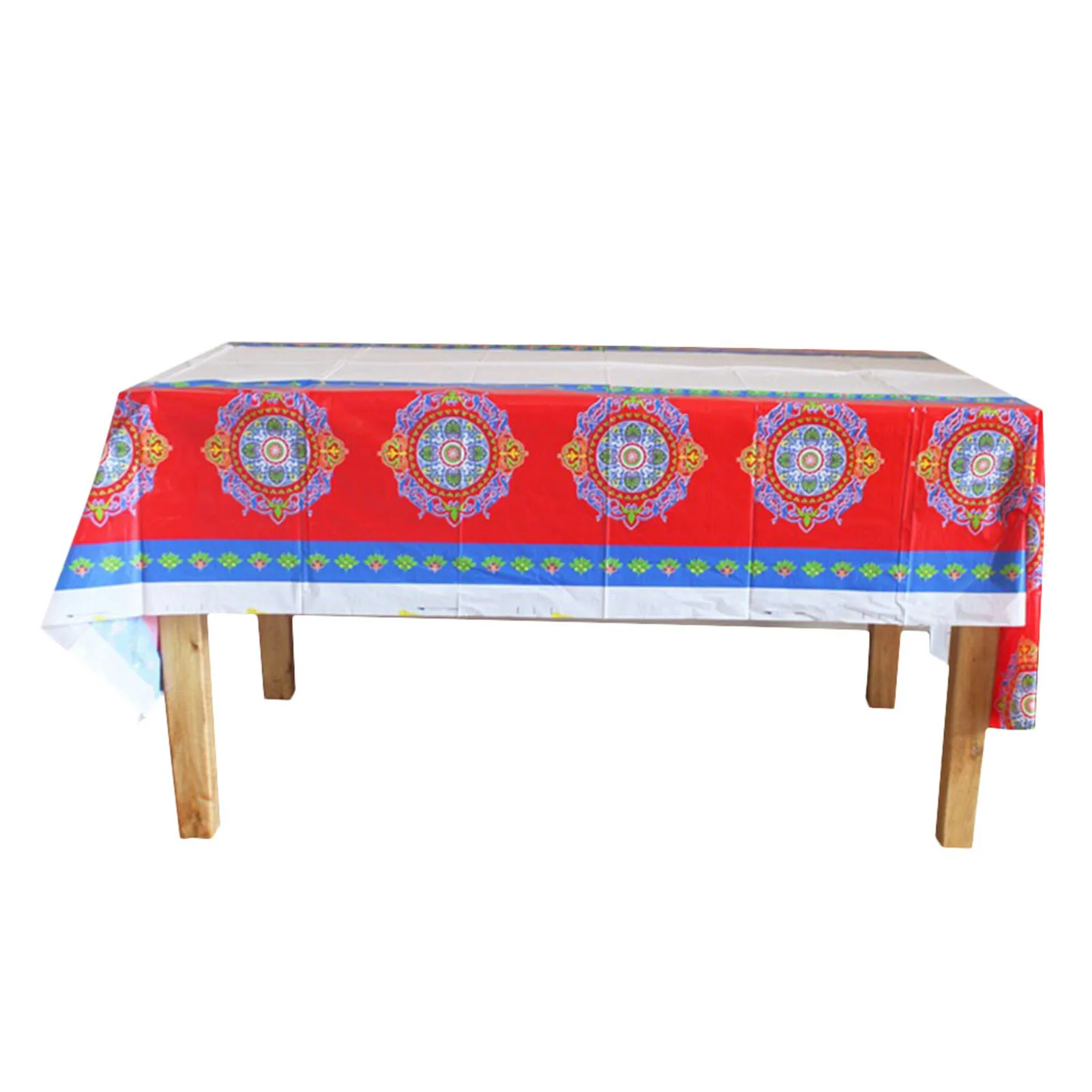 

EID Muslim Ramadan Decoration Tablecloth Waterproof Prayer Dining Table Cloth Eid Mubarak Ramadan Kareem Decor