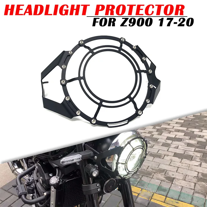 

Подходит для Kawasaki Z900RS Защитная крышка для фар, защитная сетка, аксессуары для модификации