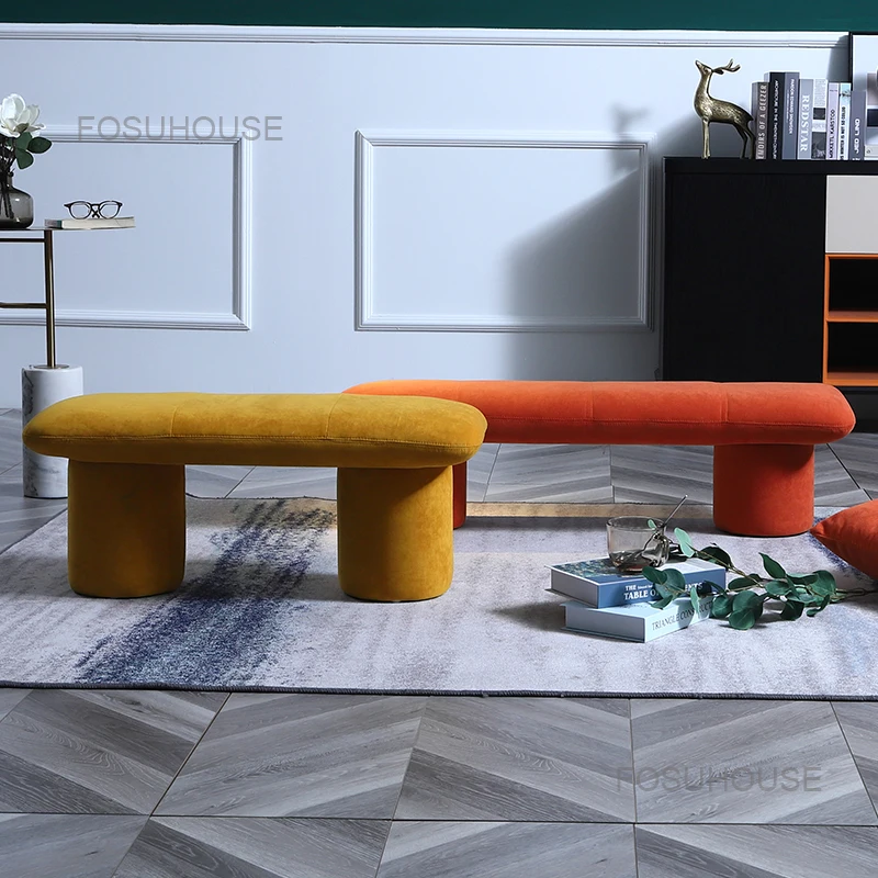 Скандинавский дизайн скамейка креативная гостиная обувные Сменные стулья