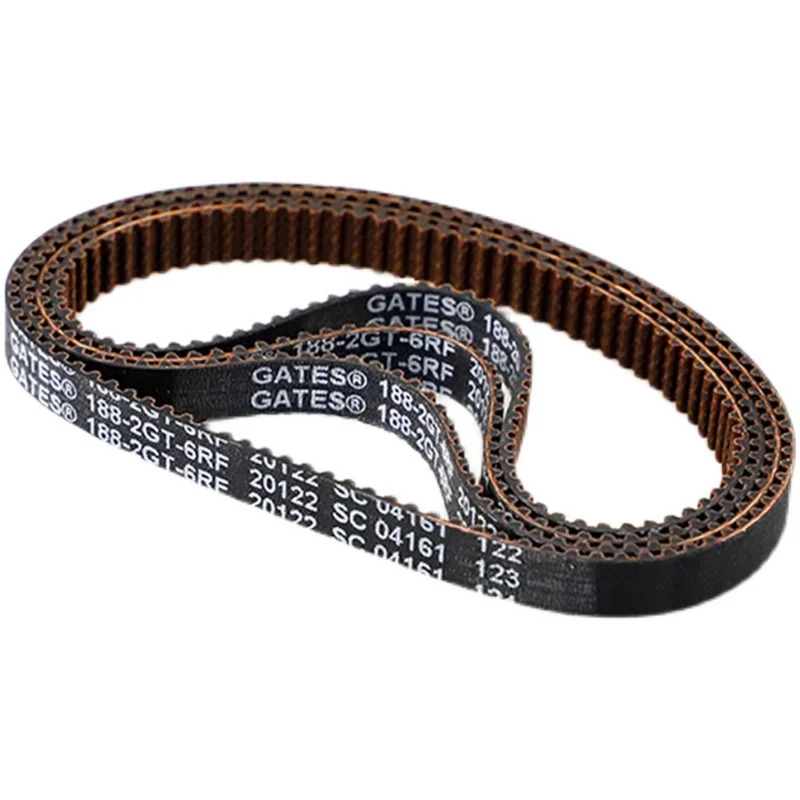 

VORON GATES-188-2GT-6RF Closed Loop Synchronous Belt GT2 Width 6mm L188mm Timing Belt Loop Wear Resistant 3D Printer Parts