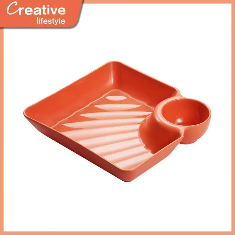 

Large Dumpling Fruit Plate Japanese Tableware Household Tableware Dinnerware Square Dessert Tray Kitchen Accessories Creative