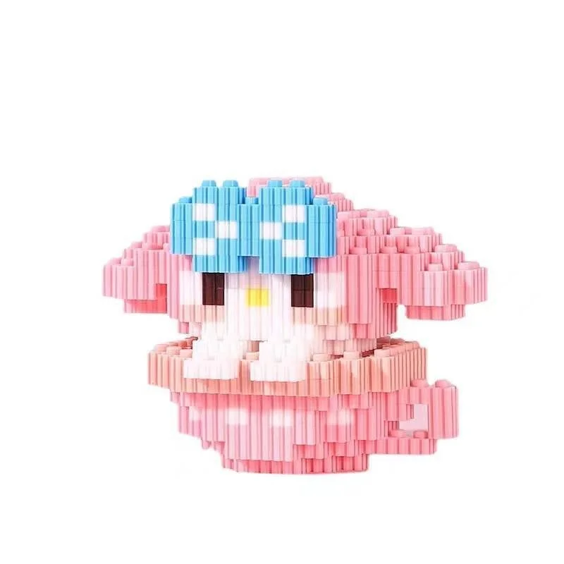 3D пиксельный пазл игрушки мелкие детали для сборки строительные блоки