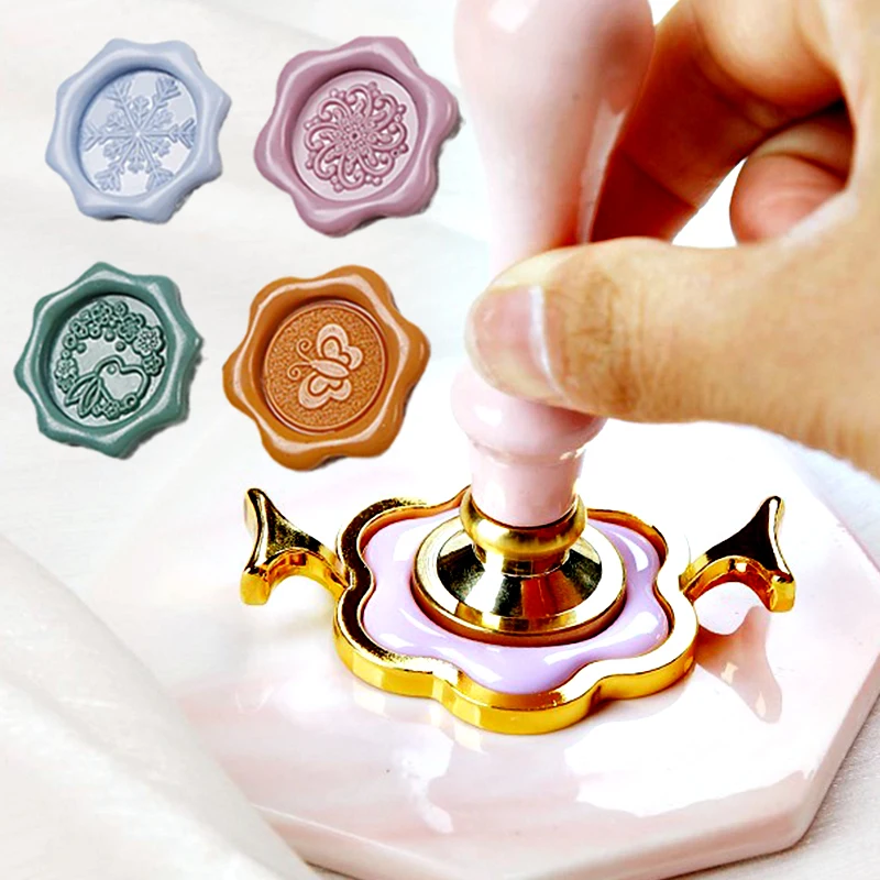 

2.5cm/3cmWax Seal Stamp Shape Fixer Love DIY Tools Invitation Greeting Card Wedding Seals Styling Design Seal Accessories