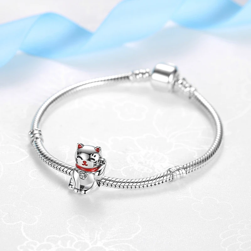 Бусины-подвески женские из серебра 925 пробы в виде феникса | Украшения и