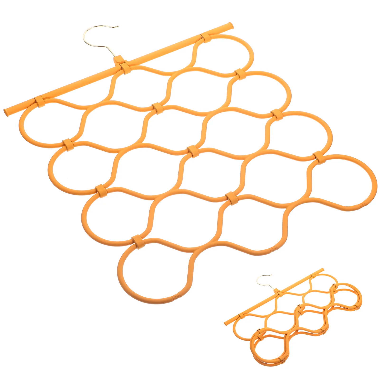 

Hanger Scarf Hangers Closet Tie Rack Drying Organizer Holdersaving Belt Shawl Clothes Storage Pants Space Coat Foldable Skirts