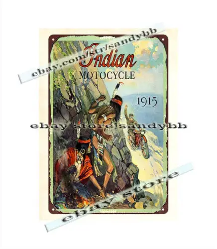 

Металлическая вывеска Indian Motorcycle