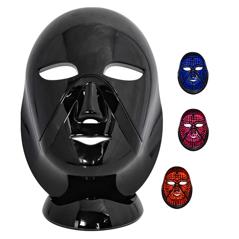 

LED Mask Face Neck Photon Light Therapy For Skin Rejuvenation Facial Skin Care Blue & Red Light Treatment Photon